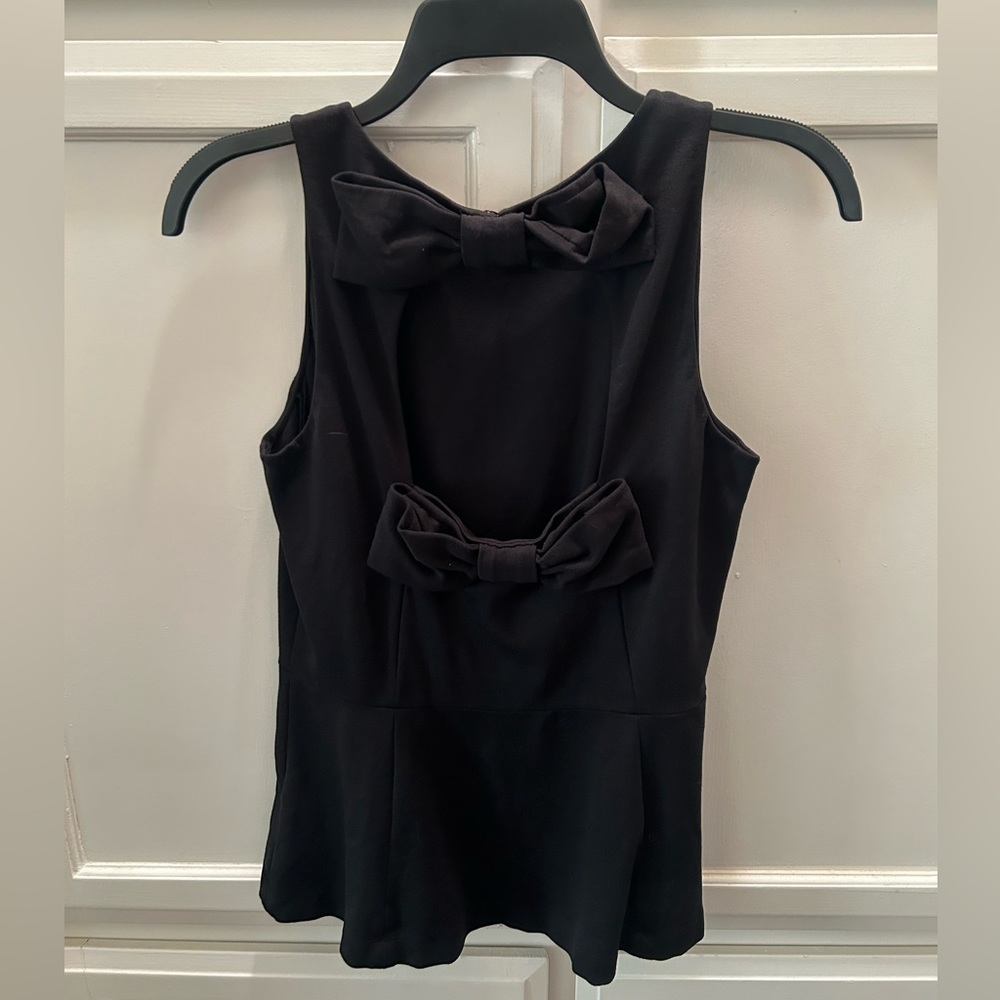 Kate Spade black top size 4